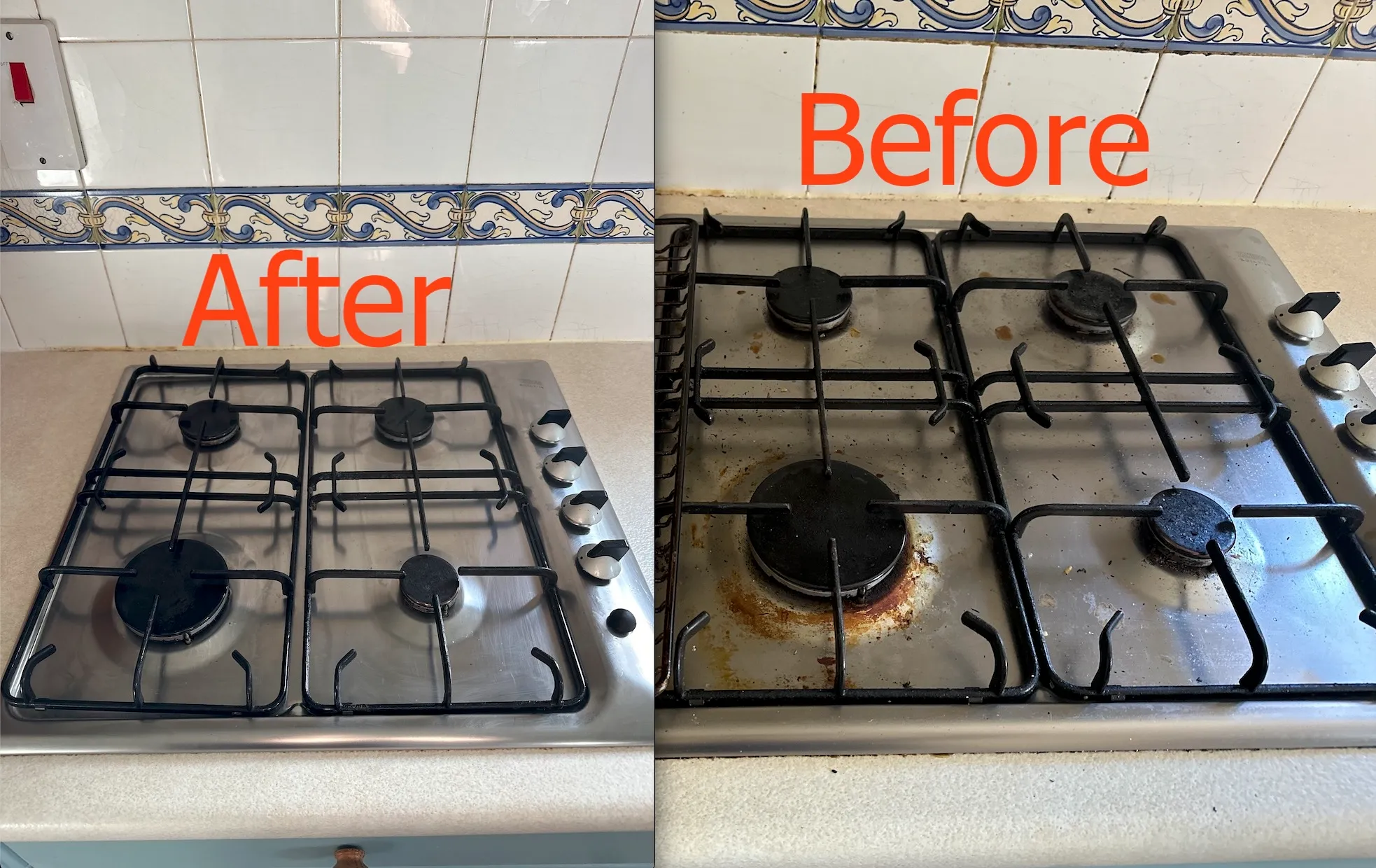 new look cleaning before after